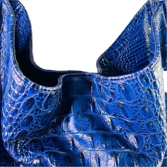 Brahmin Blue Croc Embossed Leather Tote Bag
Jaqueline - Picture 9 of 11